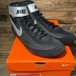 Nike Men’s Speedsweep VII Wrestling Shoes Black Silver sz 11